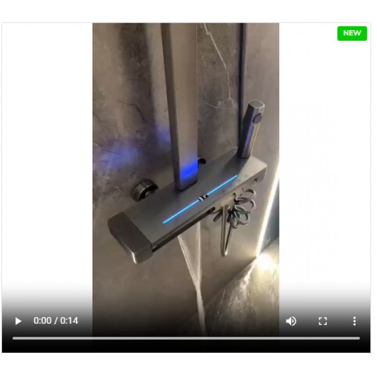 PIANO ACTIVE ANTRASIT GRI SHOWER SET PIANO ACTIVE ANTRASIT GRI SHOWER SET