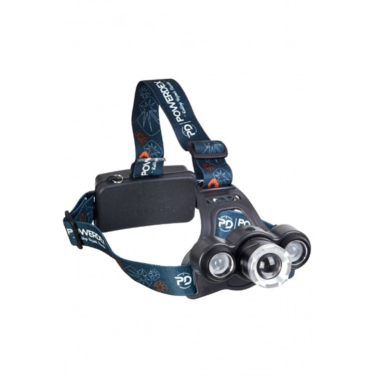 10 W Rechargeable Metal Rainproof Head Lamp - Flashlight