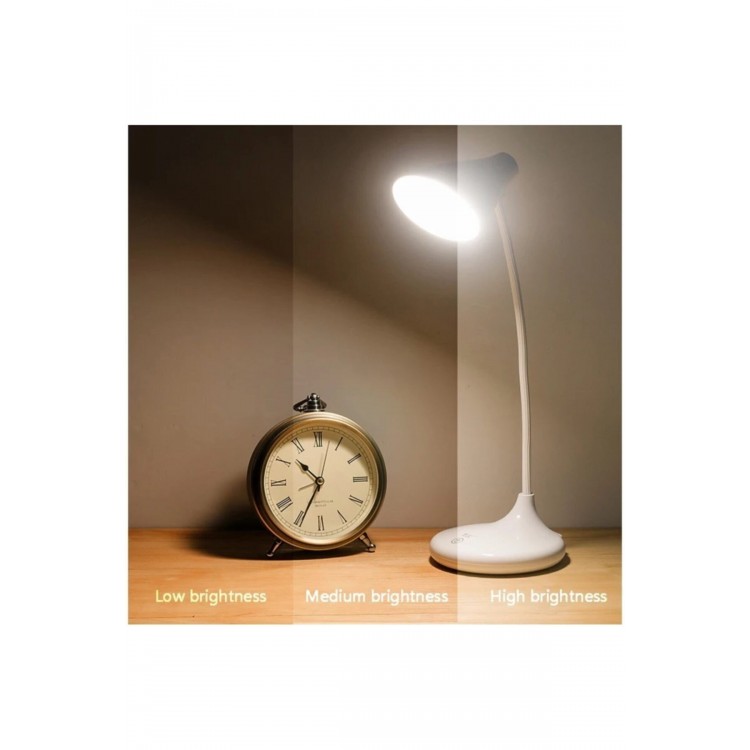 PS-1918 Rechargeable Touchscreen 20 LED 3 Level Adjustable Color Tone and Brightness Table Lamp