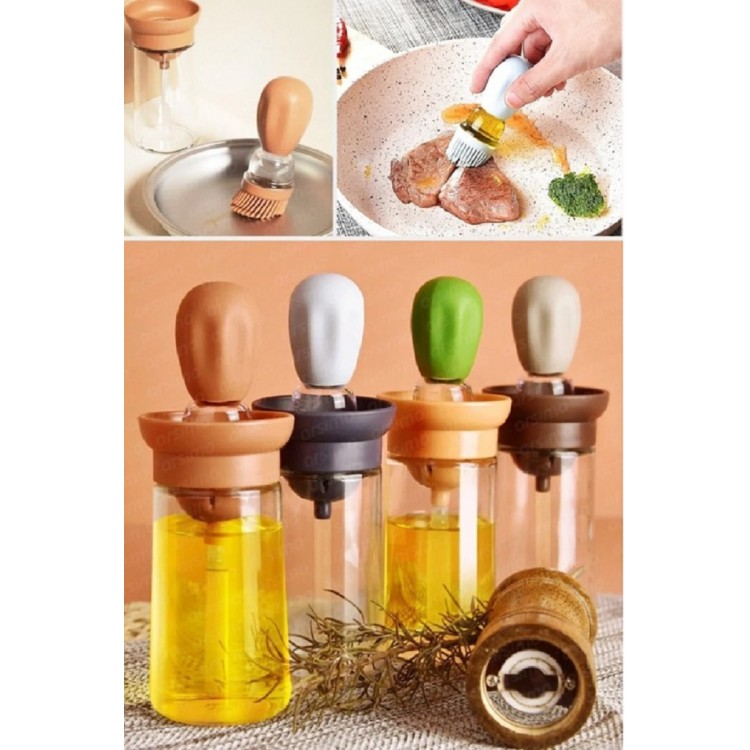 Silicone Chamber Sauce Egg & Brush Oil Pot