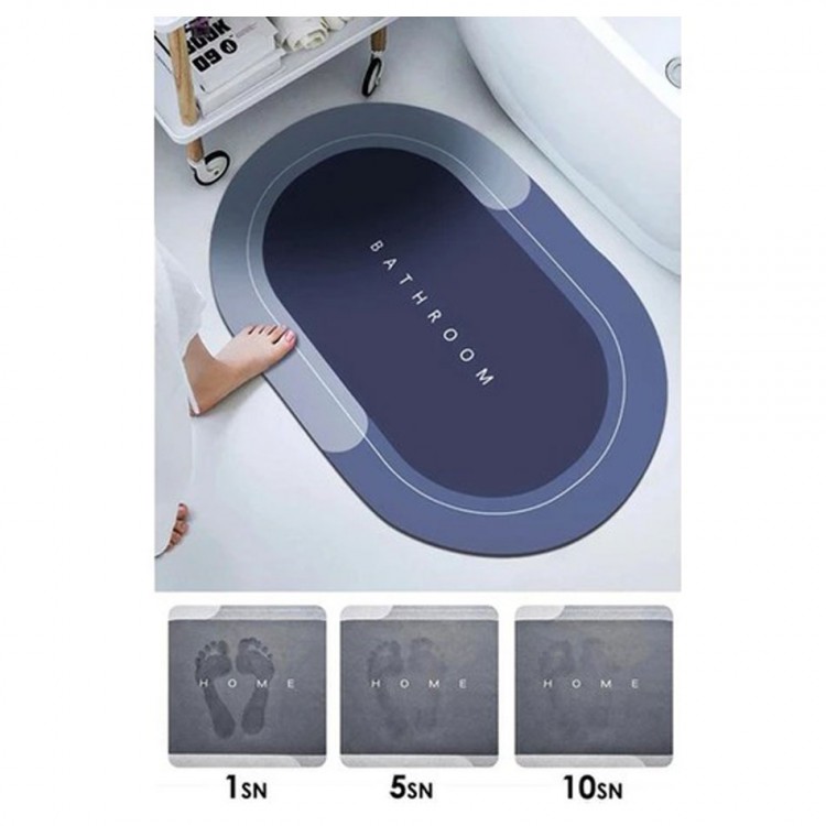 Super Water Absorbent Non-Slip Bath Mat (80*50)cm