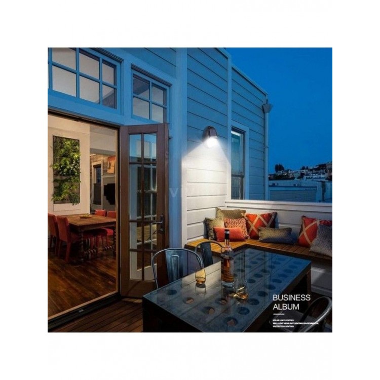 Special Design Solar Waterproof Oval Wall MountedGarden Lamp