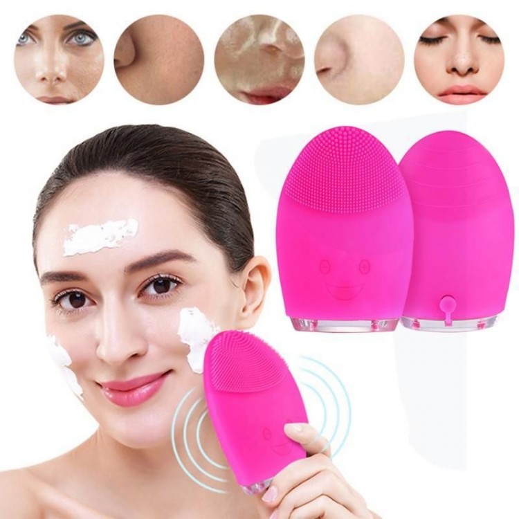 Silicone Rechargeable Facial Cleansing Brush