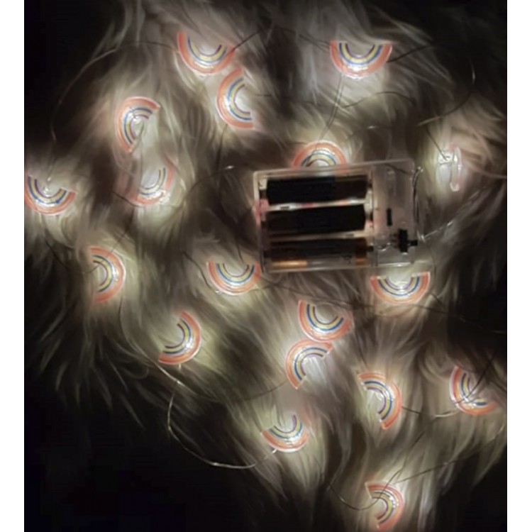 LED Lighted Rainbow Decorative Lighted Rope