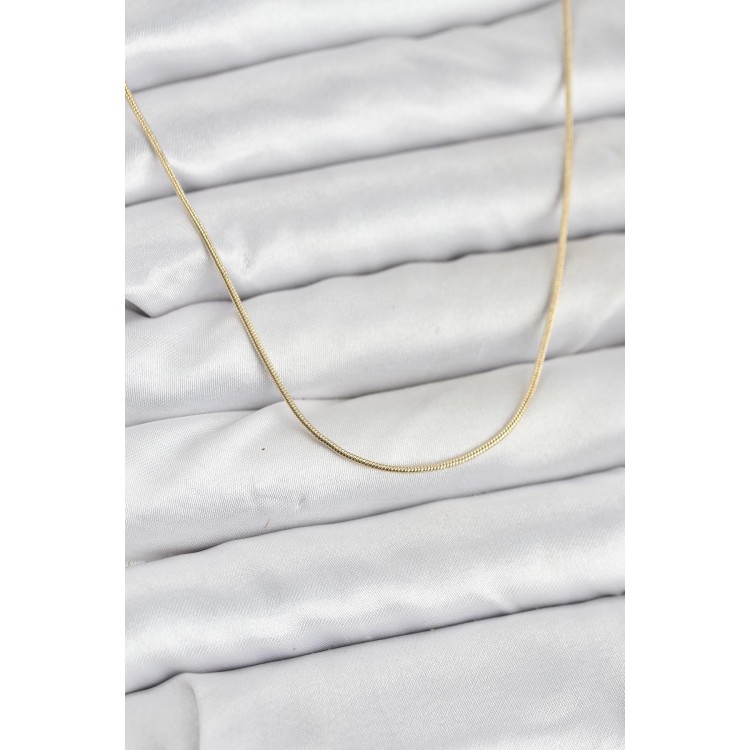 CM 14K Gold Renk Yılan Zincir Model Kadın Kolye TJ-BKO10922