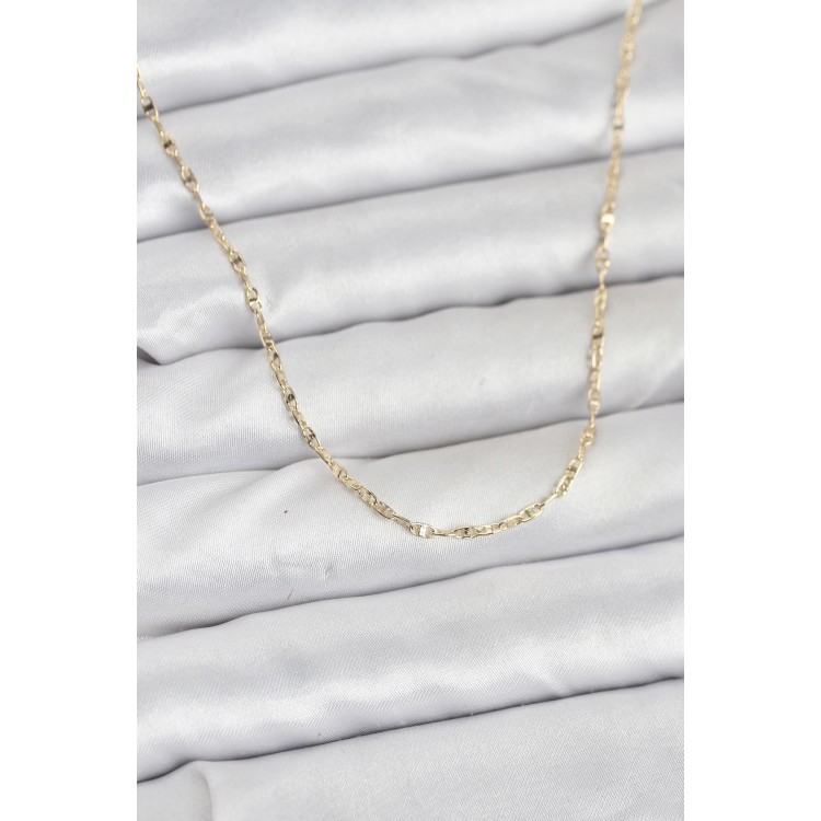 CM 14K Gold Renk Gemici Zincir Model 60 cm Kadın Kolye TJ-BKO10936
