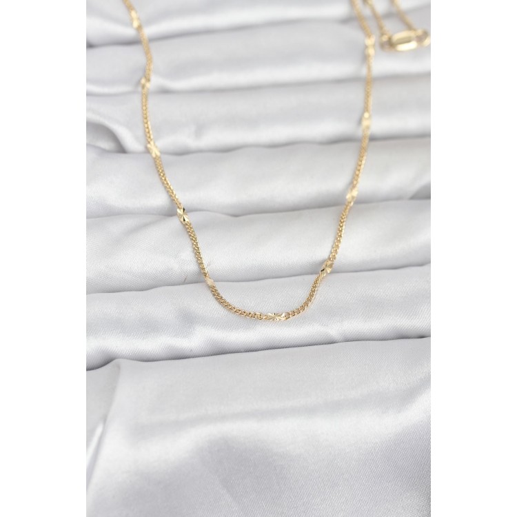 CM 14K Gold Renk Puntalı Model 60 cm Kadın Kolye TJ-BKO10961