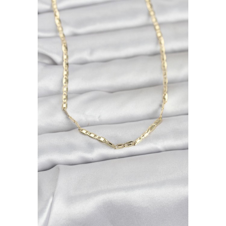 CM 14K Gold Renk Gemici Zincir Model 60 cm Kadın Kolye TJ-BKO10968