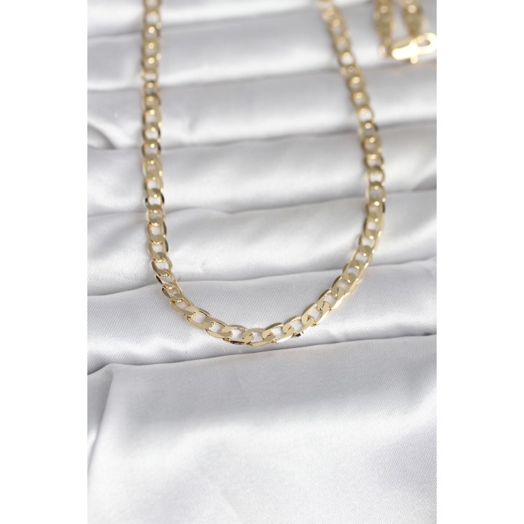 CM 14K Gold Renk Kalın Zincir Model 60 cm Kadın Kolye TJ-BKO10991