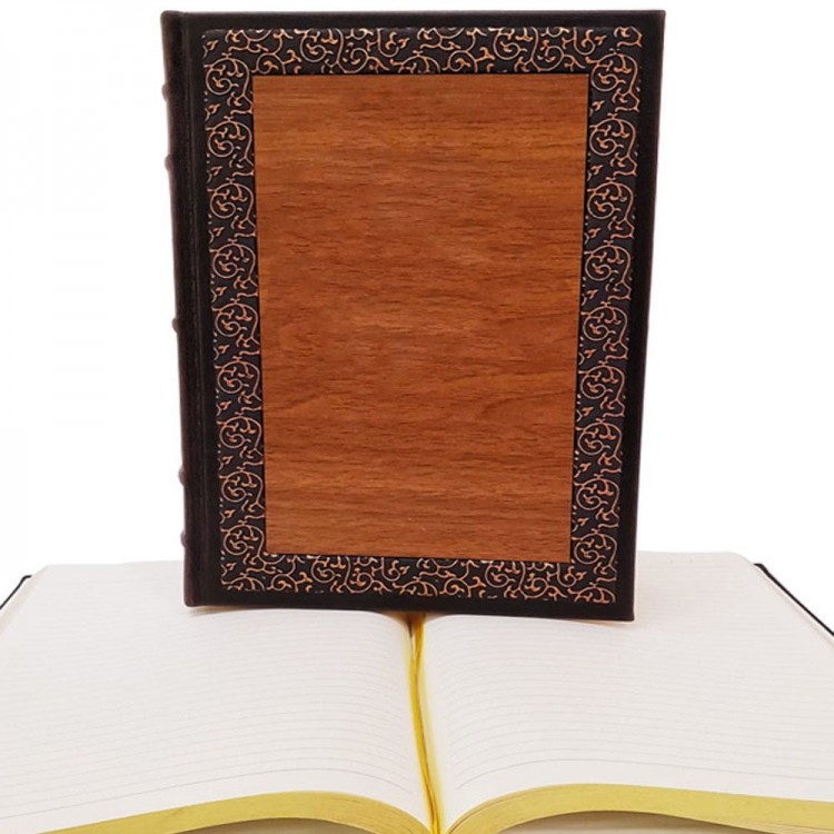 Wooden Leather Notebook