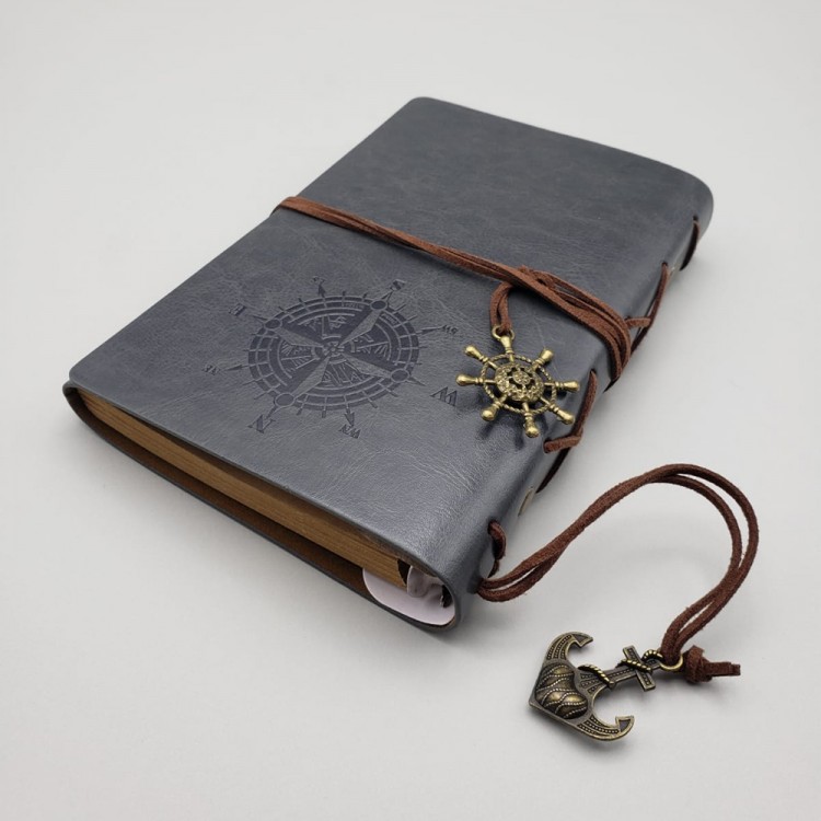 Deri Defter Gri