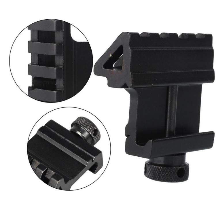 Tactical 45 Degree Angle Offset Side Adapter Rts 20mm Picatinny Rail