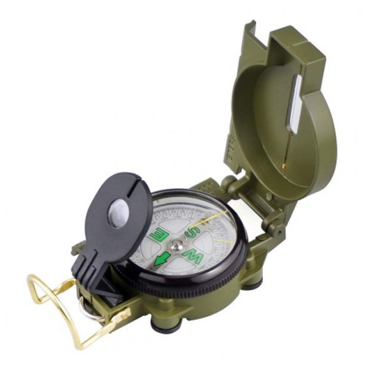 Precision Lensatic Compass American Style Outdoor Camping HikingFor Survival