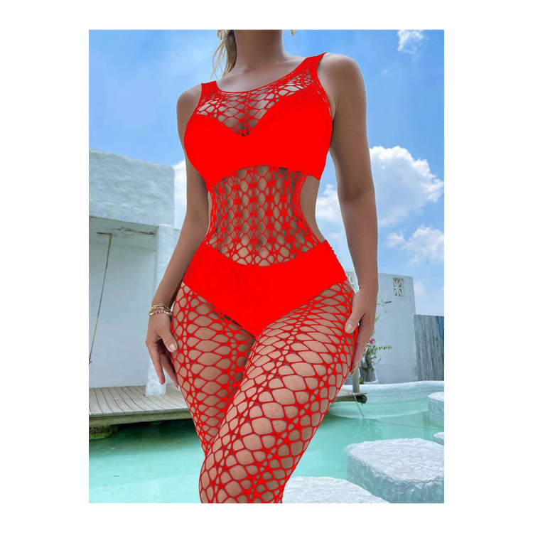 Kadın Seksi Fantazi File Çorabı Utra Esnek Büyük Beden Uygun