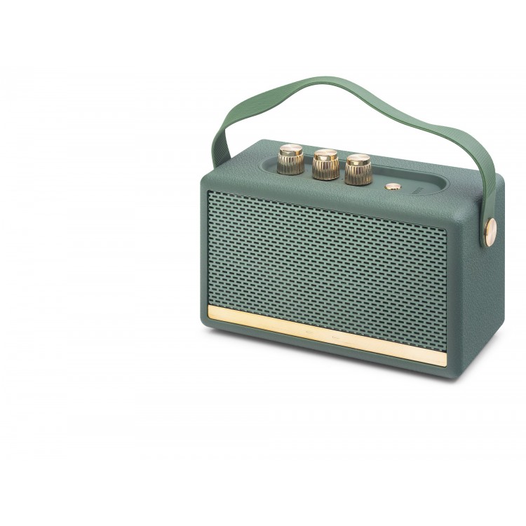 Bluetooth Nostaljik Hoparlör Fm 16.7 X 10.3 X 7.16 Cm - Yeşil HDX6002