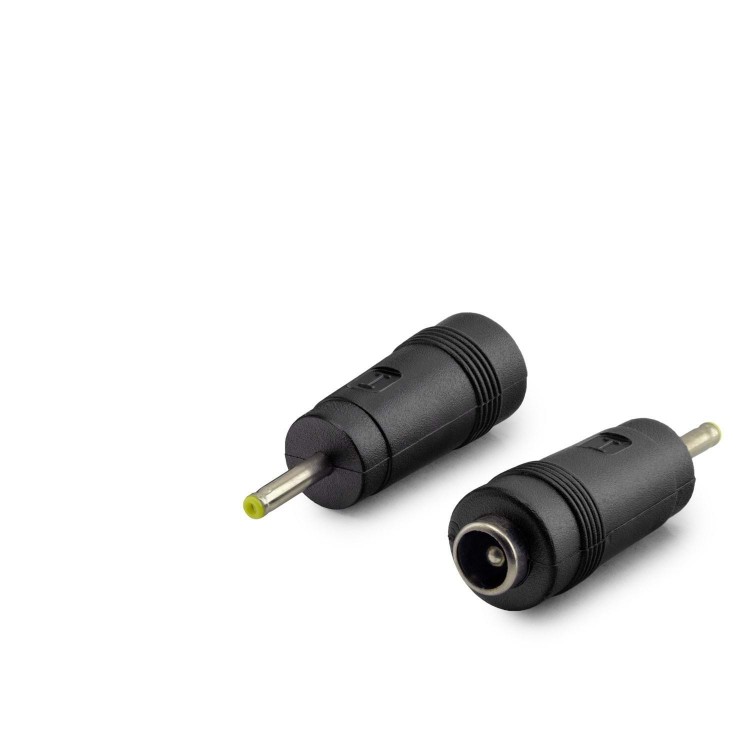 Notebook Adaptör Ucu Çevirici 5.5*2.5 (M) To 2.3*0.7 (F) 10Lu Paket Siyah HDX1338