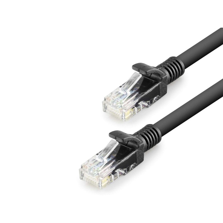 CAT6 Ethernet Patch Kablosu 1 Gbps 250 Mhz 20 M - Siyah HDX5075