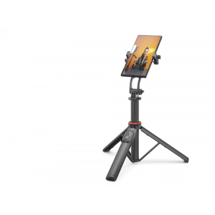 Telefon Tripodu Ve Selfie Çubuğu Seti Manyetik Bluetooth Kumandalı 130 Cm - Siyah ND1047