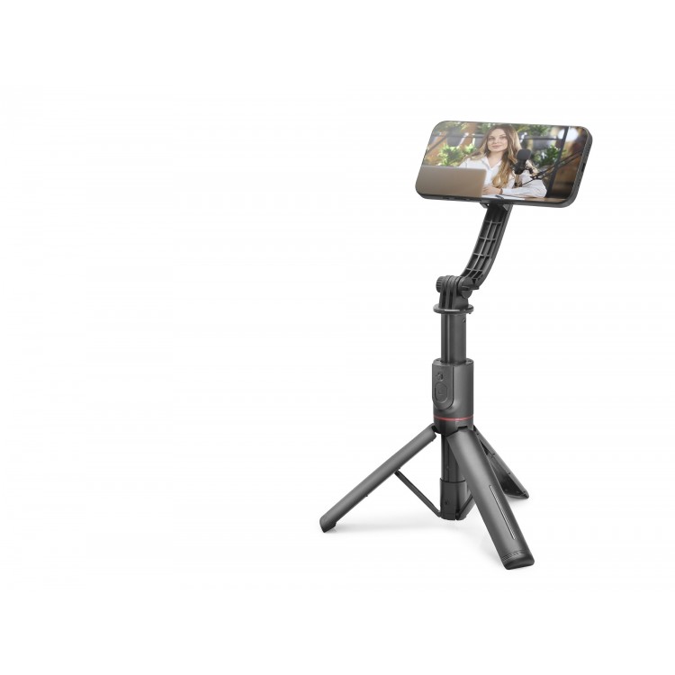 Telefon Tripodu Ve Selfie Çubuğu Seti Manyetik Bluetooth Kumandalı 105 Cm - Siyah ND1048