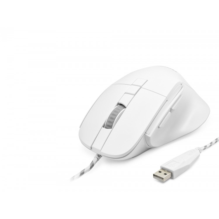 7D Ergonomi̇k Kablolu Ofi̇s Mouse 3600 Dpi - Beyaz ND1209W