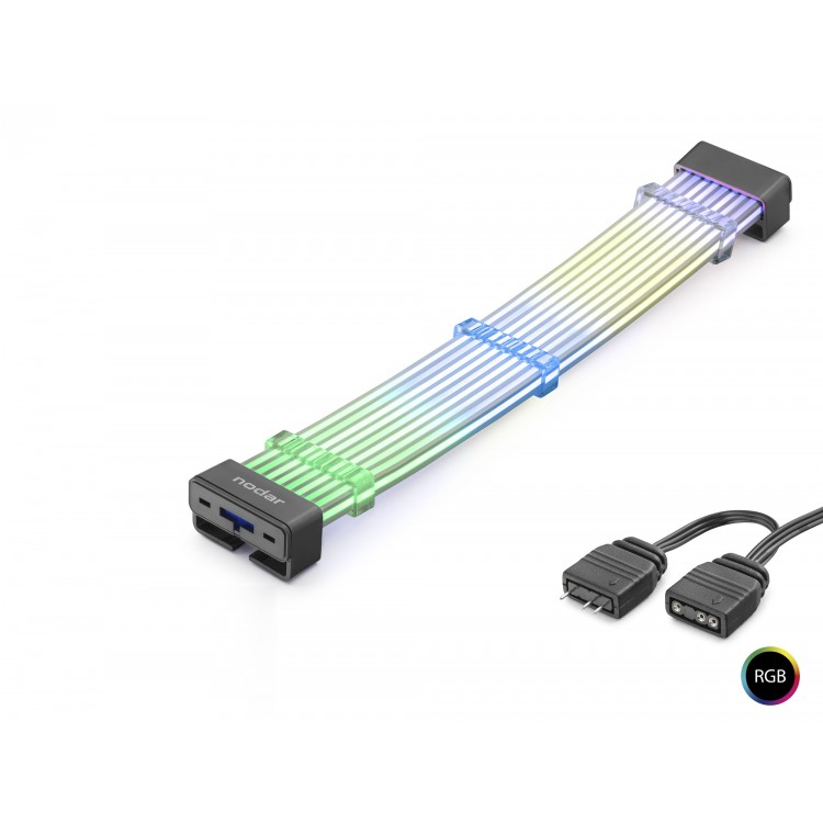 Silikon Işıklı Bükülebilir Argb Light Board 28 Pin - Siyah ND2803