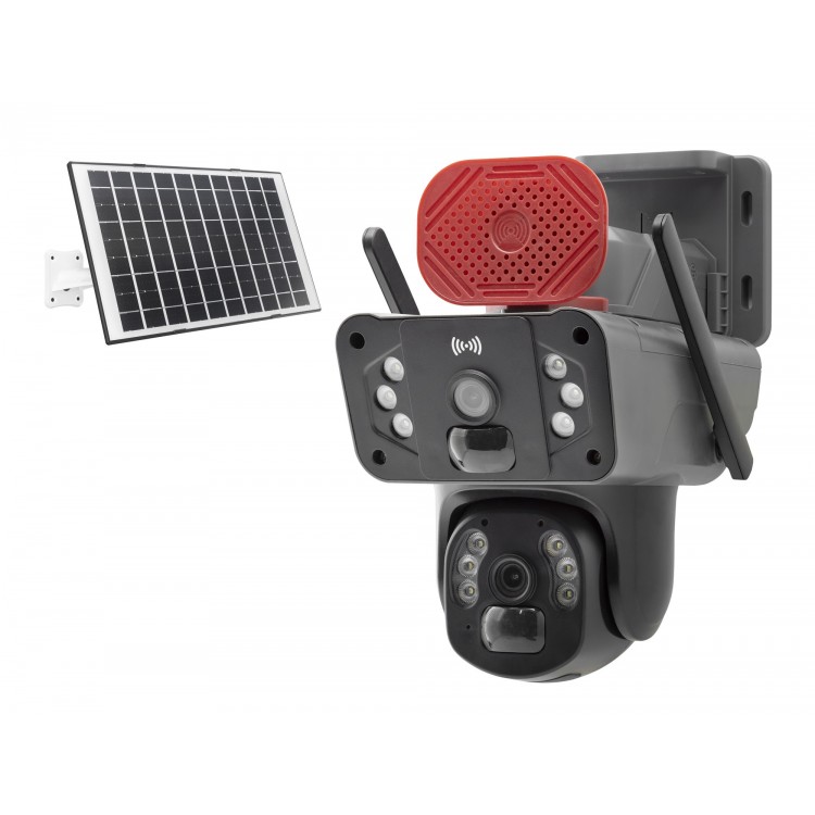 Solar 4G Ip Kamera 2 × 3 Mp Lens V380 -35AIS