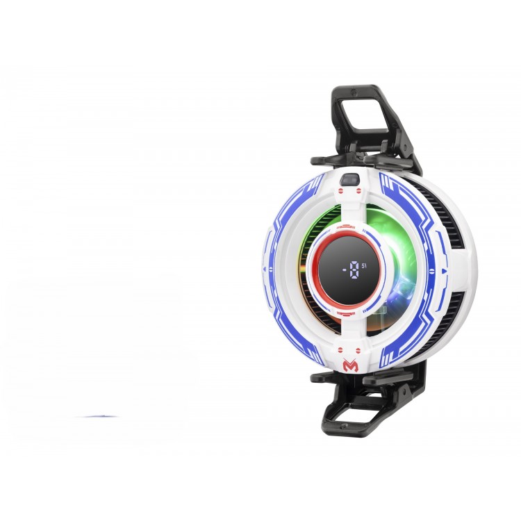 Manyetik Klipsli Telefon Soğutucu Fan Rgb Isı Göstergeli Beyaz CX16