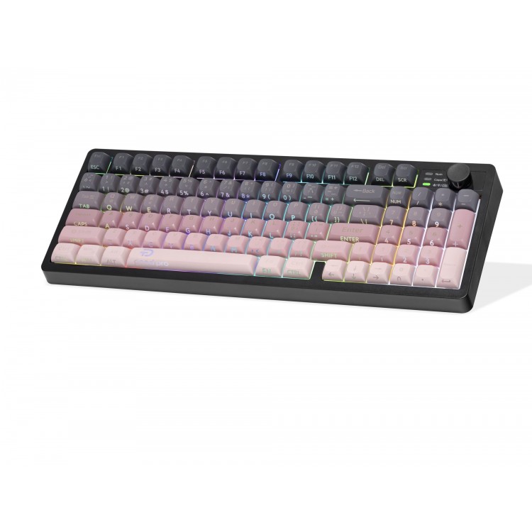 Tri Mode Klavye Rgb Sessiz 95 Tuş Pembe G518YP