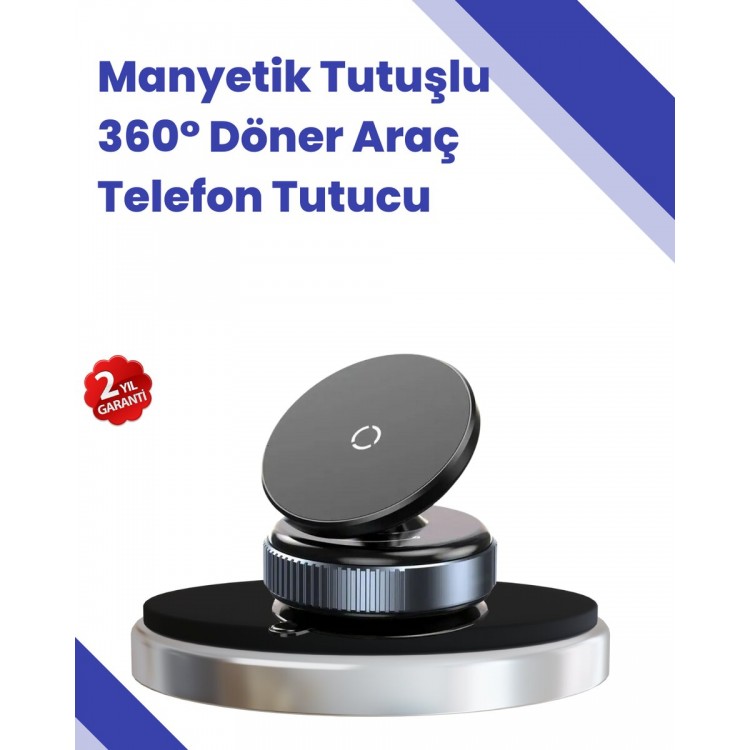 Araç İçi Telefon Tutucu Güçlü Manyetik Vakumlu Model