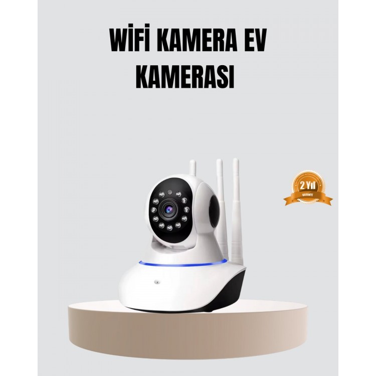 HD IP Kamera – Gece Görüşlü Hareket Sensörlü Mobil Takip ve Çift Yönlü Ses