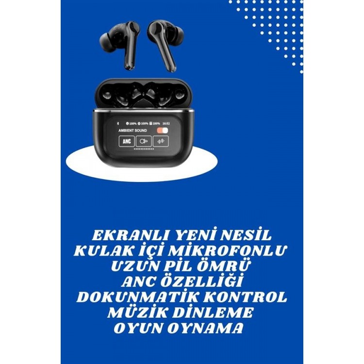 Screened New Generation Pro Headphones and Smart Watch CampaignWith In-Ear Microphone
