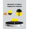 3 Parça Matkap Fırça Temizlik Seti – Her Yüzey İçin Güçlü ve Pratik Çözüm