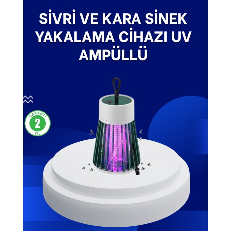 2’si 1 Arada LED Işıklı Elektrikli Böcek Öldürücü