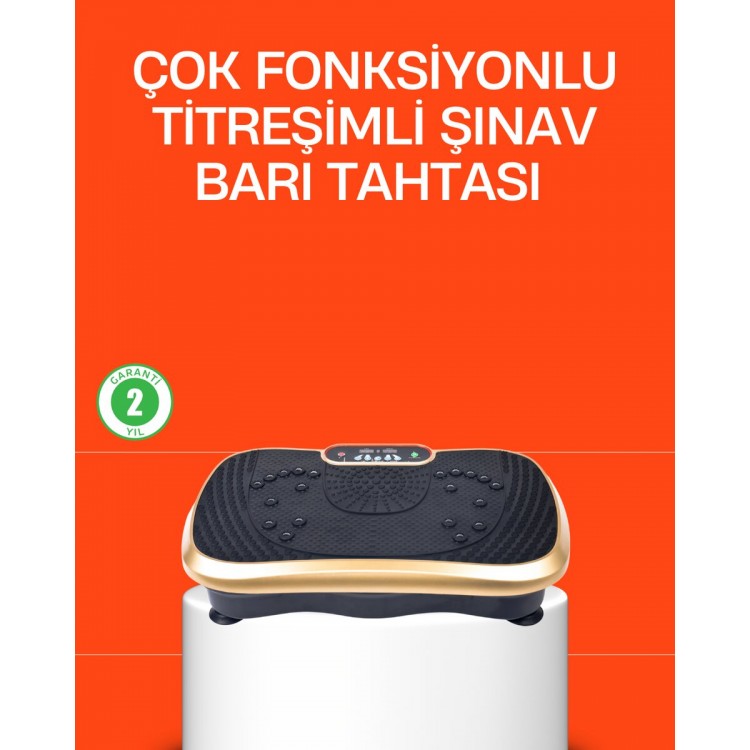 Vücut Şekillendirmeye Yardımcı Titreşimli Spor Platformu