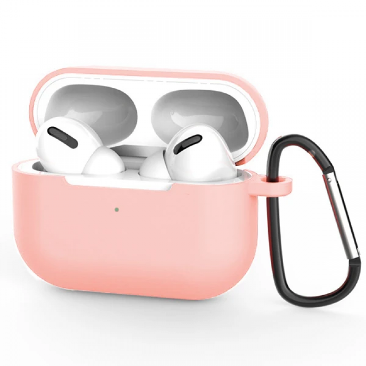 Ally Apple Airpods Pro Thin Slim Silicone Case+Keychain-(5775)