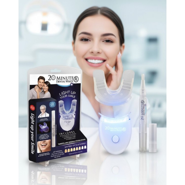 LED Teeth Polishing Set with Whitening Pen