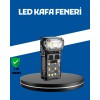 Şarjlı LED Kafa Lambası Manyetik Klipsli El Sensörlü Çok Fonksiyonlu