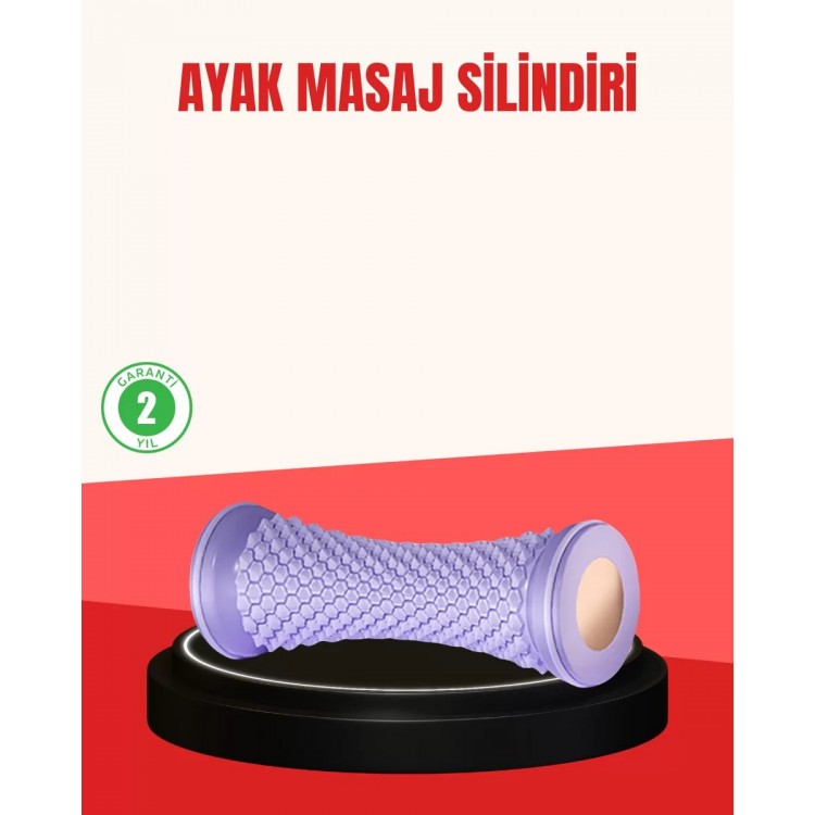 Ayak Masaj Silindiri Derin Doku Masajı Kirpi Topu Akupunktur Etkili