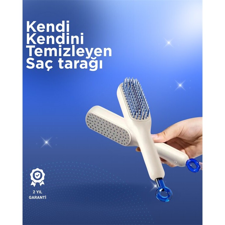 Self-Cleaning Comb-Suitable for All Hair Types