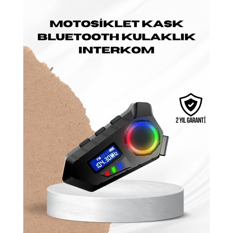 Bluetooth 5.4 Intercom IP65 Dust and WaterWaterproof：No With LED Indicator