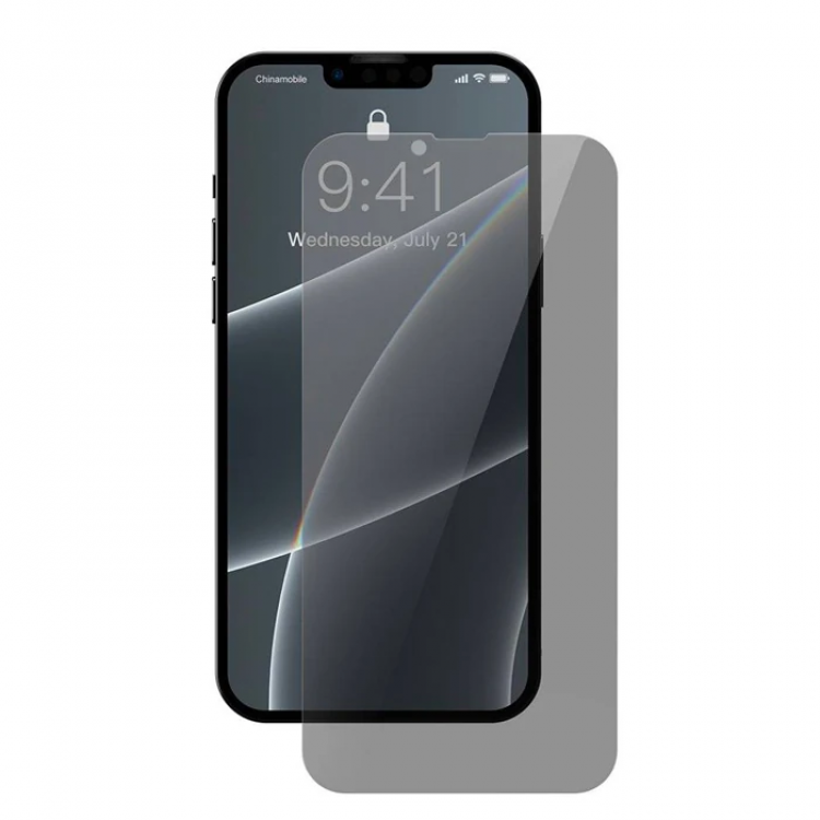 Baseus iPhone 13 Mini Privacy Ghost Glass ScreenProtective 2 Piece Set-(5775)