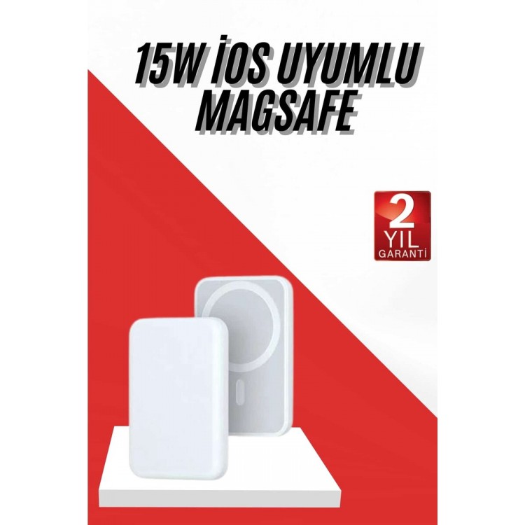 iOS Compatible Magsafe Wireless 15w Charging Powerbank Magesafe