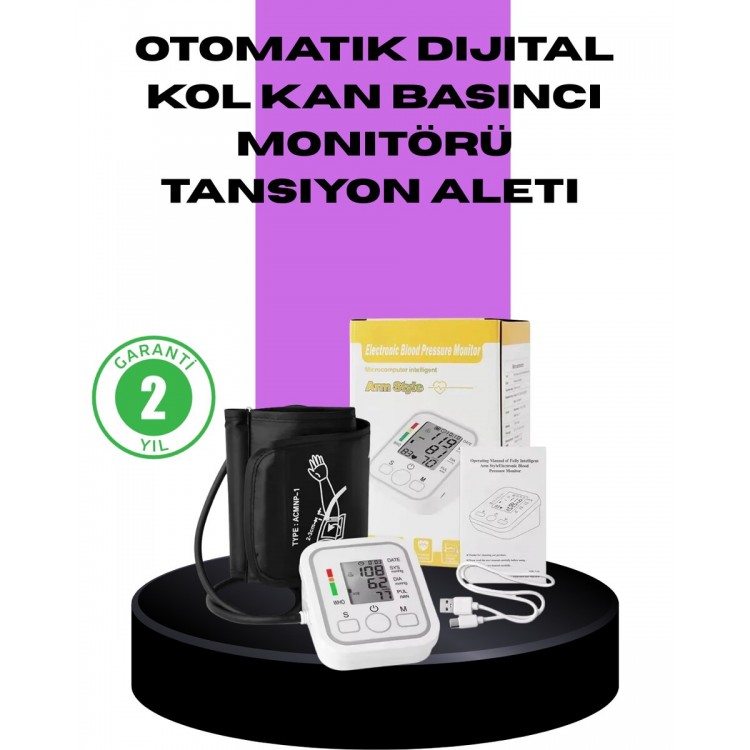 Electronic Blood Pressure Meter with LCD Digital Display