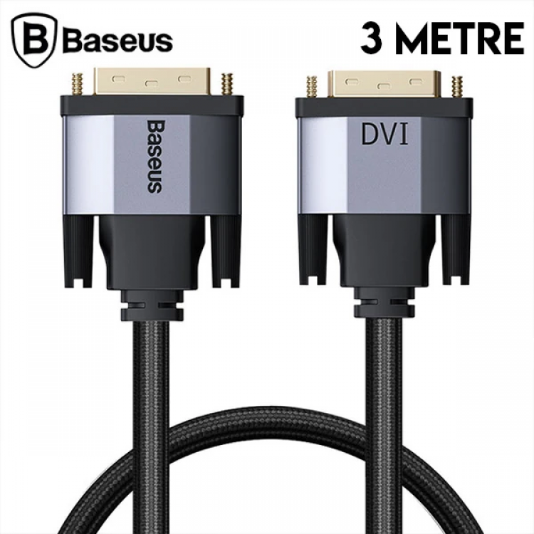 Baseus Enjoyment Series DVI TO DVI HDTV ProjectorCable 3 Meters - (5775)