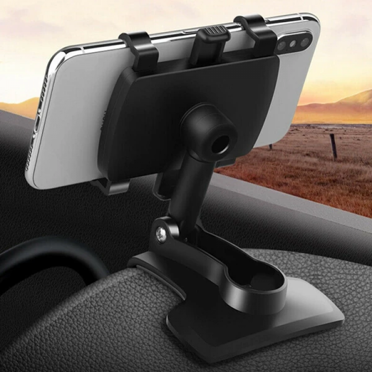 ALLY 360 Rotary Mouth Auto-Vehicle Dashboard MounterPhone Holder-(5775)
