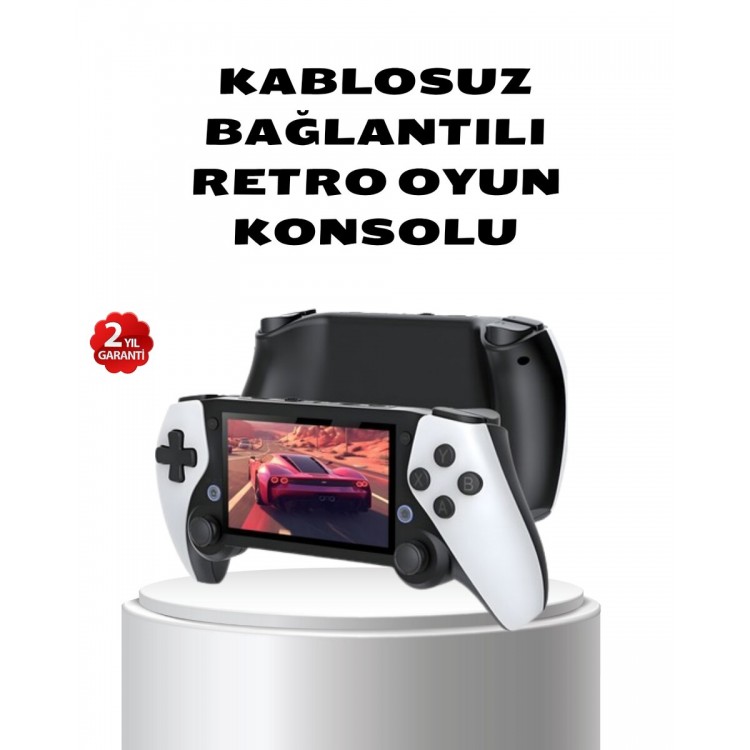 Taşınabilir Retro Oyun Konsolu – 4.3 İnç Ekran 64 GB Hafıza ve Klasik Oyun Arşivi