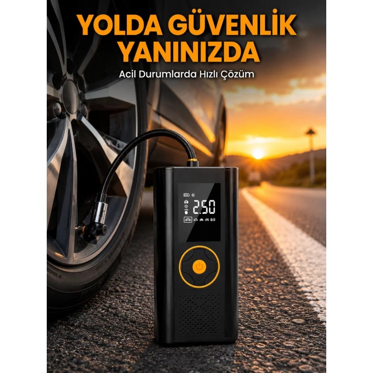 LED Ekranlı Akıllı Hava Kompresörü Hassas Basınç Kontrolü Yeni Nesil