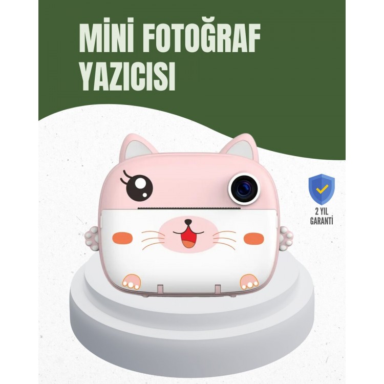 64GB TF Card Supported, Offering Multiple Language OptionsInstant Print Camera