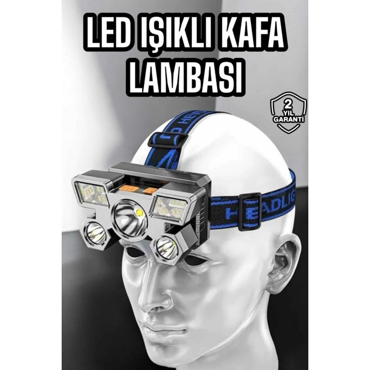 Head Lamp Lightweight and Flexible Double Switch HeadlampLED Light