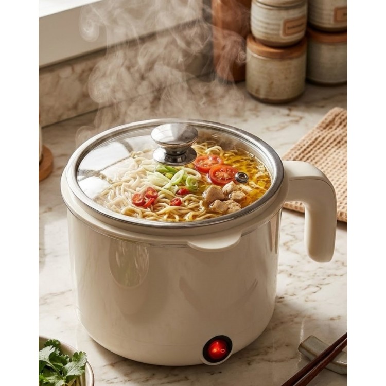Mini Electric Cooker 1 Liter with Steaming TrayIt's purposeful Kitchen Pot
